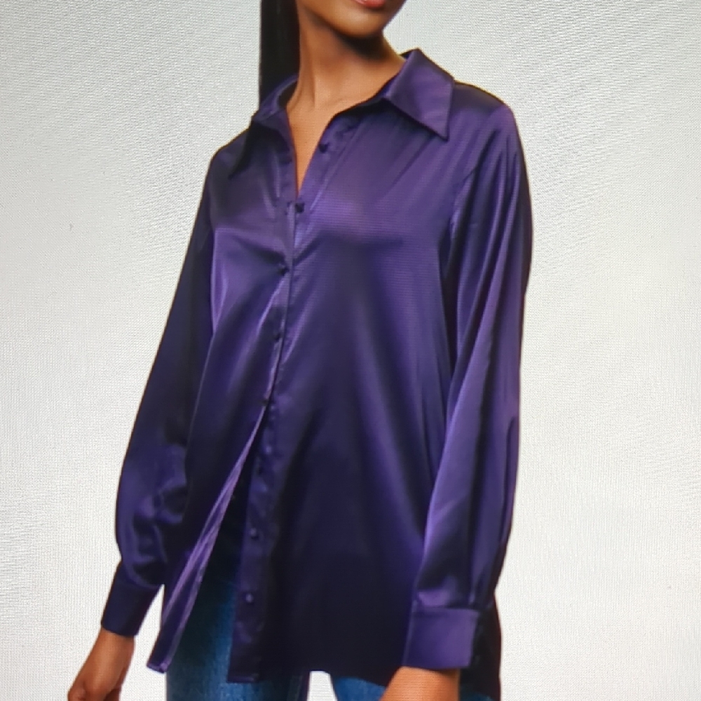 Hutch NWT "Dayton" Button Front Blouse